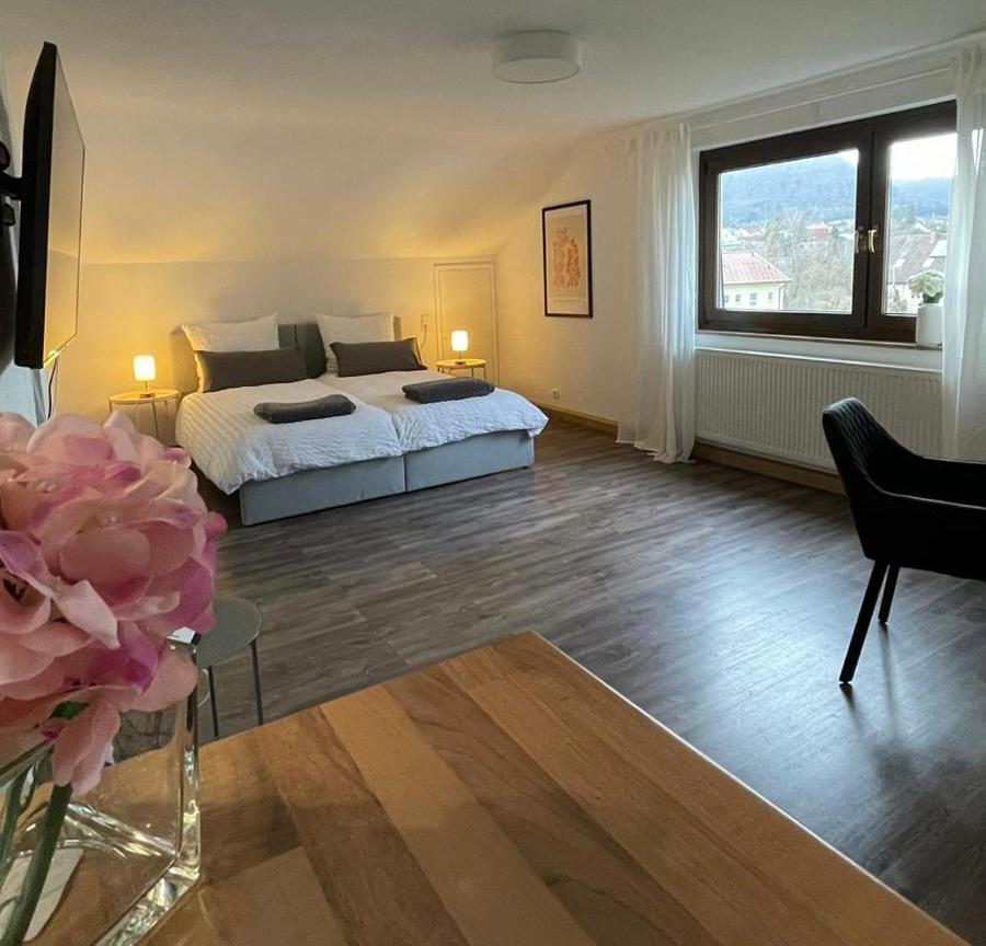 St-Apartment Charming 2 Dachgeschoss, 3 Zimmer In Geislingen 基斯林恩安德斯特 外观 照片